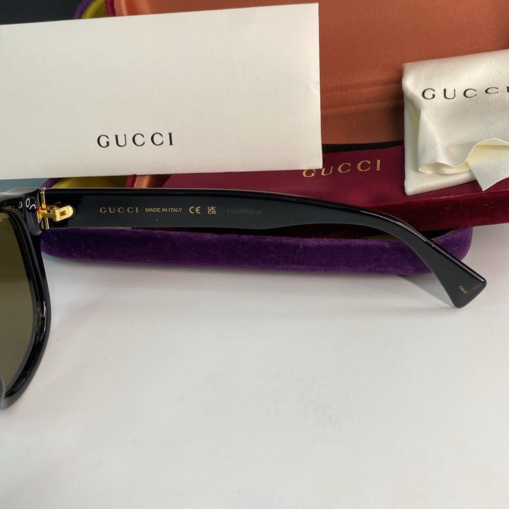 💯- Gucci New Authentic GG1140SK 003 Men sunglasses - Picture 10 of 11